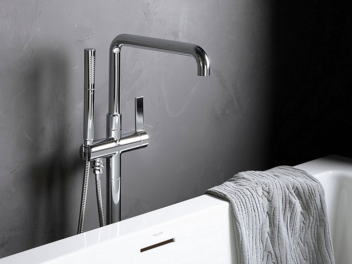 FREESTANDING BATH FAUCET, LESS HANDSHOWER ONE™ by Kallista P24418-00-CP-1-large